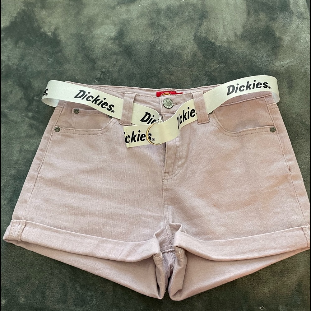 Dickies denim shorts w/ belt